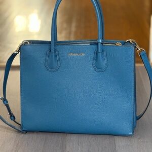 Michael Kors Teal Satchel Bag